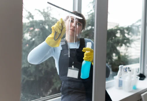 Nettoyage de vitres intérieures et extérieures à Arceau